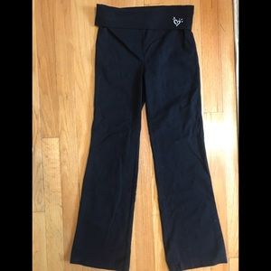 Justice black pants straight leg size 8